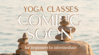 Yoga Classes Coming Animation