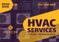 HVAC Services Postcard