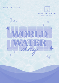 Quirky World Water Day Flyer