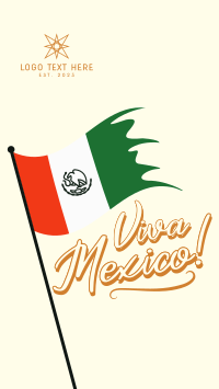 Raise Mexican Flag Facebook Story Image Preview