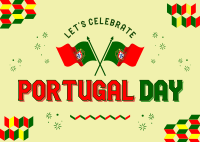 Portugal National Day Postcard Image Preview