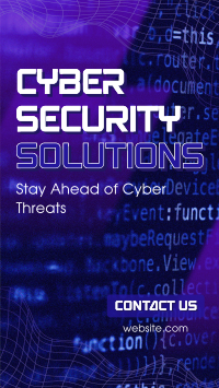 Cyber Security Futuristic Instagram Story