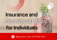 Insurance and Investment Postcard