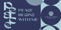 Day of United Nations Peacekeepers Modern Typography Twitter Post