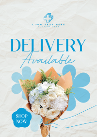 Flower Delivery Available Flyer