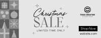 Christmas Holiday Shopping  Sale Facebook Cover Image Preview