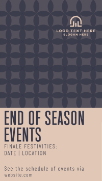 Modern Agnostic Season End Events Instagram Story