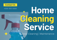 House Cleaning Experts Postcard Design