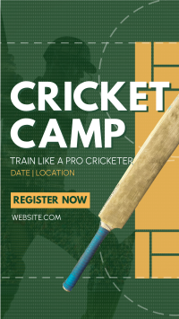 Cricket Training Camp Instagram Reel Image Preview