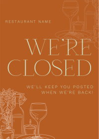 Restaurant Poster example 1