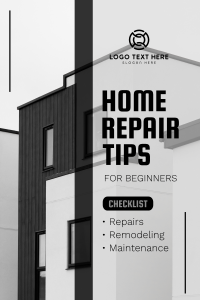 Simple Home Repair Tips Pinterest Pin Image Preview