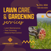 Lawn Care & Gardening Instagram Post Image Preview