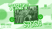 Thrift Shop Kitsch Facebook Event Cover Design