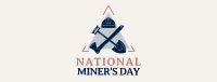 Miner's Day Badge Facebook Cover