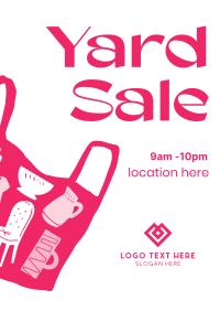 Decluttering Yard Sale Poster Design