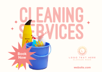 Professional Cleaner Postcard