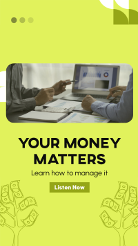 Money Matters Podcast TikTok Video