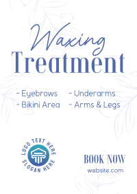 Waxing Salon Flyer