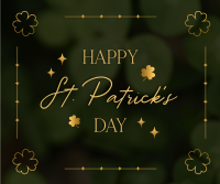 St. Patrick's Day Elegant Facebook Post