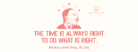 Martin Luther Time Facebook Cover Image Preview