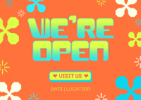 Pixel Tech Open Postcard