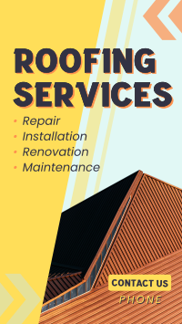 Expert Roofing Services Instagram Story