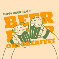 Oktoberfest Promo Instagram Post Design