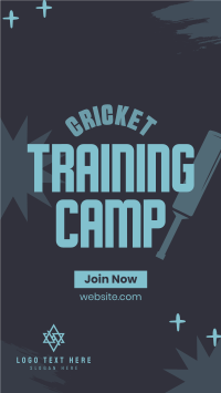 Cricket For Beginners Facebook Story Design