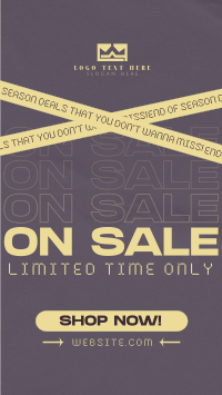 Minimal Season End Sale TikTok Video