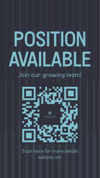 Minimalist Job Posting TikTok Video Design