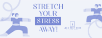 Stretch Your Stress Away Facebook Cover