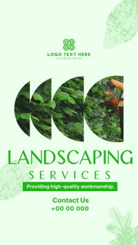 Professional Landscaping Services Instagram Reel Image Preview