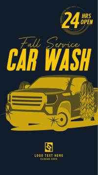 Car Wash Cleaning Service  Instagram Reel Image Preview