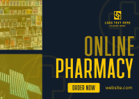 Online Pharmacy Business Postcard