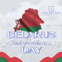 Belarus Independence Day Instagram Post Design