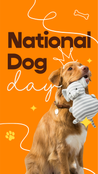 National Dog Day Instagram Reel Image Preview