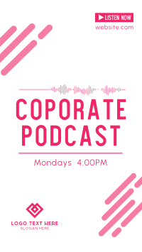 Corporate Podcast Instagram Story