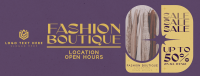 Fashion Boutique Facebook Cover example 3