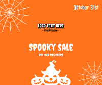 Halloween Spooky Sale  Facebook Post