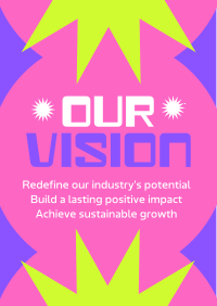 Fun Geometric Business Vision Flyer