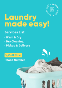 Laundry Made Easy Poster