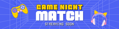 Game Night Match Twitch Banner Image Preview