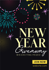 Circle Swirl New Year Giveaway Flyer