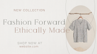 Sustainable Menswear Collection Animation