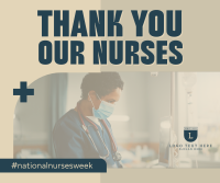 Healthcare Nurses Facebook Post Design