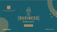 Business Podcast Facebook Event Cover