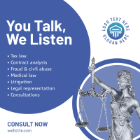 Lady Justice Consultation Instagram Post