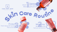 Skin Care Routine Facebook Event Cover