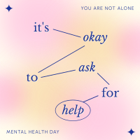 Mental Health Day Quote Instagram Post Image Preview