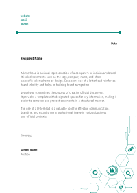 Cyber Technology Letterhead